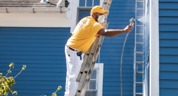 CertaPro Painter Painting a condo
