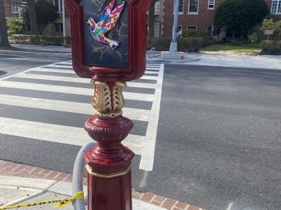Front View of Call Box