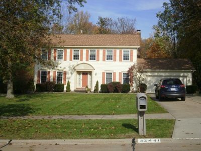 Exterior painting by CertaPro house painters in Solon, OH