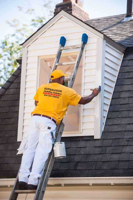 aluminum siding windows and trim painting