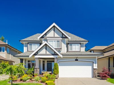 Professionally painted home exterior with contrasting trim in Fountain, CO
