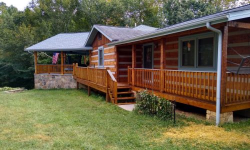 Exterior Staining Project
