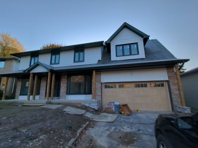 residential exterior before painting