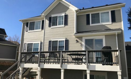 2 Tone Deck Painting Project