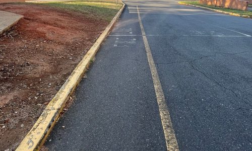 Faded Fire Lane Indicators