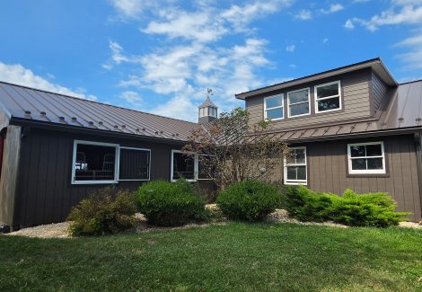 Modern Barn Roof and Exterior Paint Job in Upperco, MD