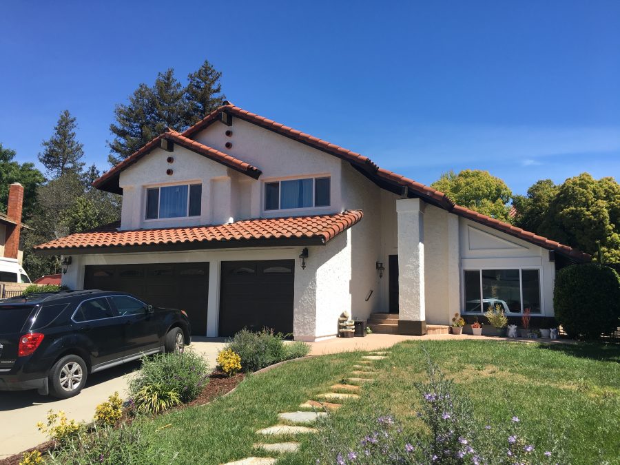 White Stucco Exterior