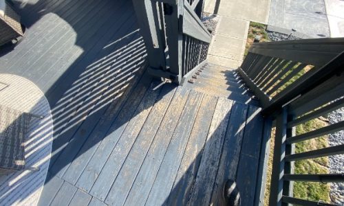 Backyard Deck Reconstruction & Composite Upgrade (Before)