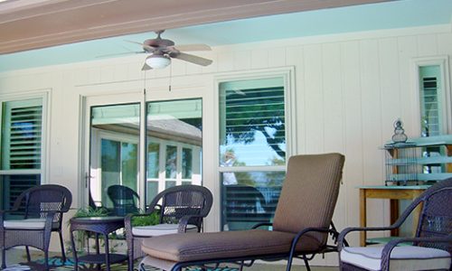 Relaxing Patio - Home Exterior Painting
