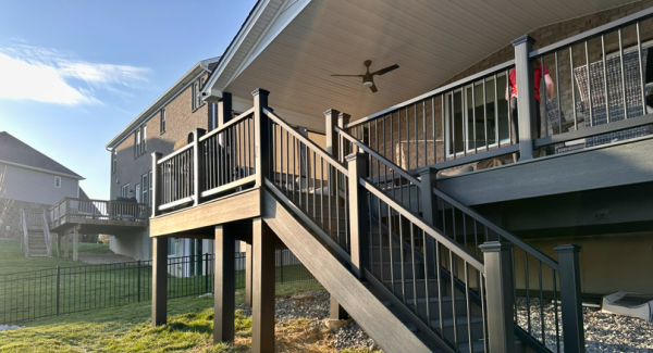 Backyard Deck Reconstruction & Composite Upgrade (After)