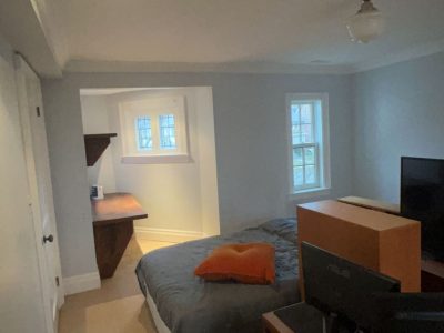 other side view of interior painting