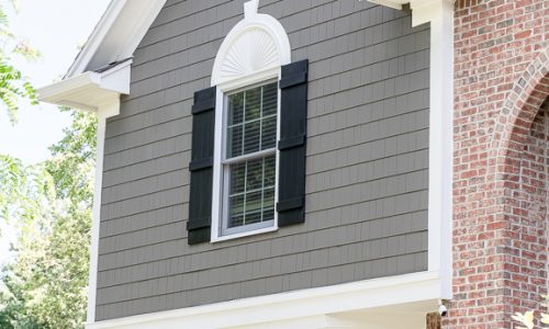 Shingles Painted & White Trim