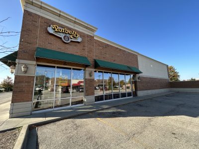 painted exterior of potbelly restaurant