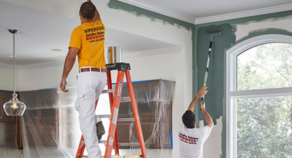 two certapro painters team members interior painting in berkeley california