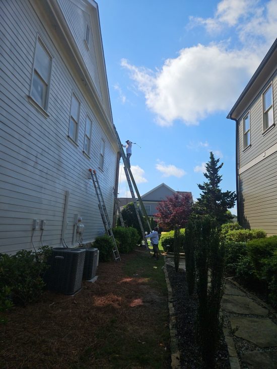 CertaPro Painters team completing limewash project in northeast georgia