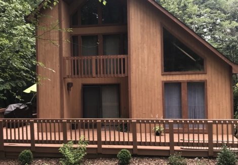 Cabin Exterior Painting