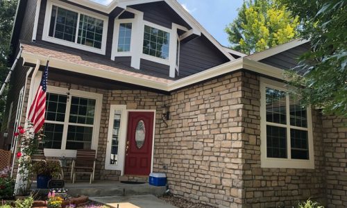 Siding Painting Project
