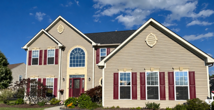 Shutters, Door, and Trim Repaint