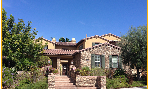 Mixed exterior surfaces