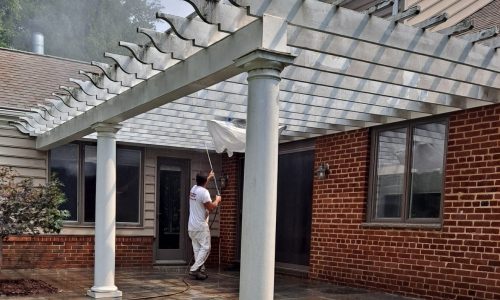 Power Washing Prep