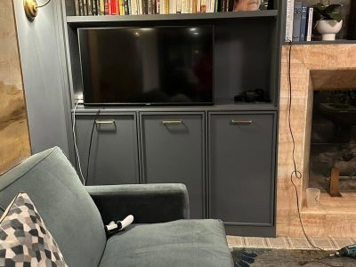 built in shelves