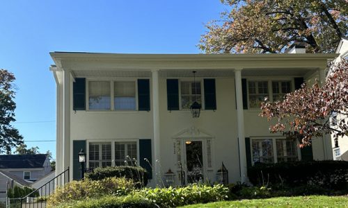 Repainted Brick Exterior