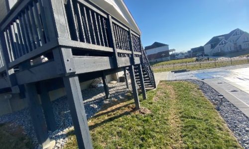 Backyard Deck Reconstruction & Composite Upgrade (Before)