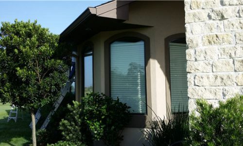 Stucco with a dash of contrast