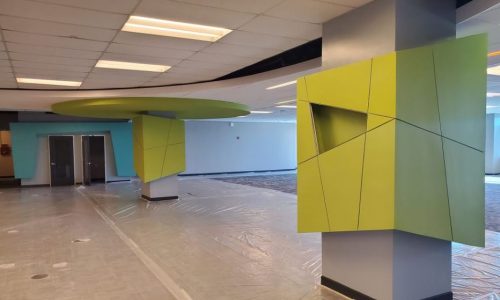 Neon Green Columns