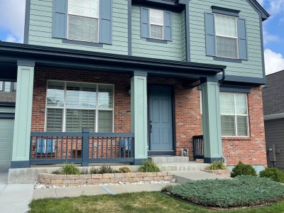 painted home exterior