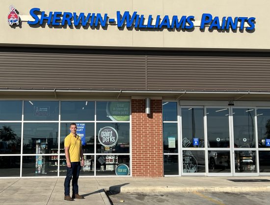 Spencer at Sherwin williams