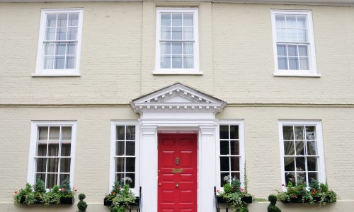 Brick Exterior Stock Image