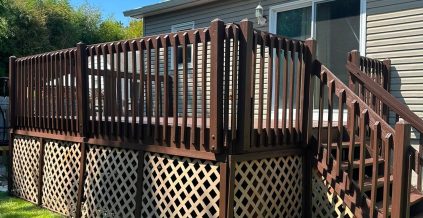 Deck Staining Project