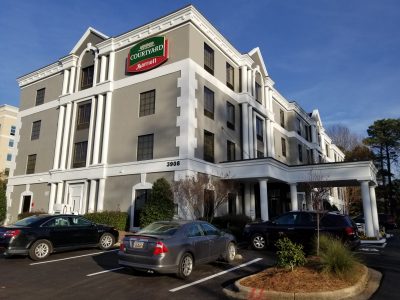 The Courtyard Marriott Exterior
