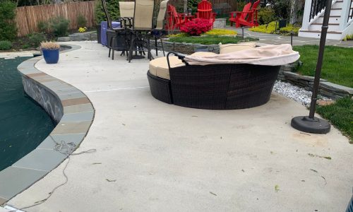 Worn Patio Surface