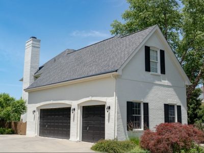 white painted brick home zionsville