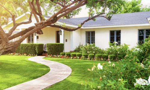 Exterior Painting Ranch style home