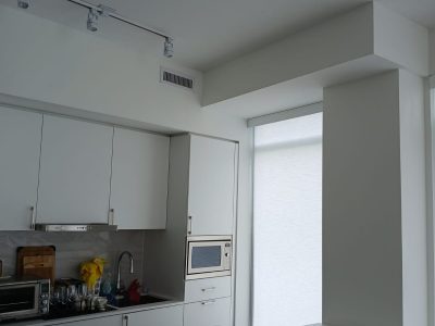 kitchen painting interior with window