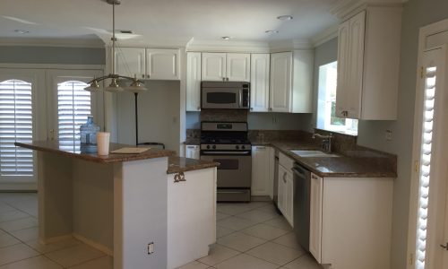 White Cabinet Painting Project