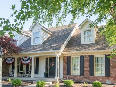 exterior house painting project in greenwood, in