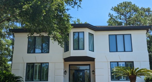 stucco home