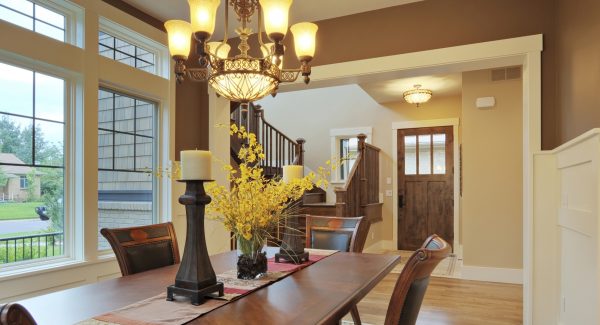 Brown Dining Room Painting Olympia