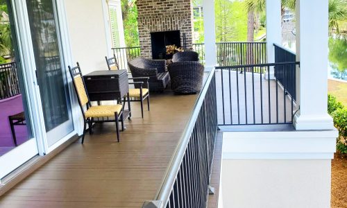Painted Front Porch