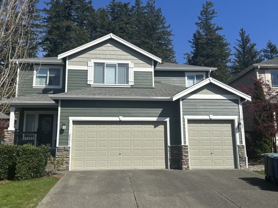 multi-tone painted house exterior