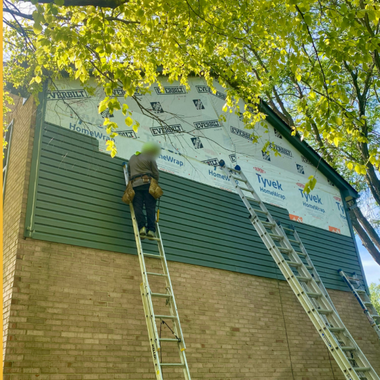 Exterior Siding Replacement & House Painting Project in Mason, OH