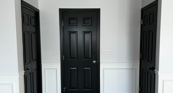 Johnstown interior makeover after photo of front door