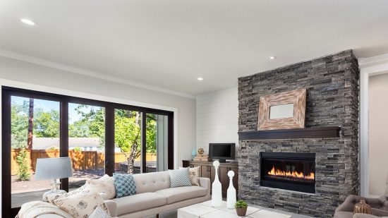 painted living room