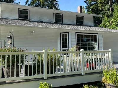 White Painting and Black Trim Painting in Olympia, WA