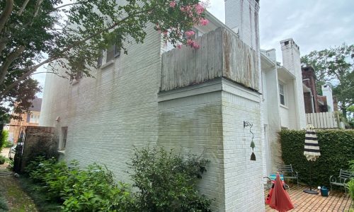 Side of Townhome