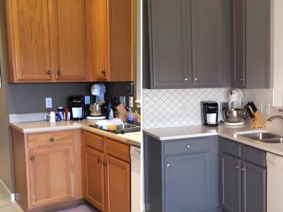 Kitchen Cabinets: Before & After
